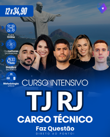 TRIBUNAL de JUSTIÇA do RIO de JANEIRO (CURSO INTENSIVO) 